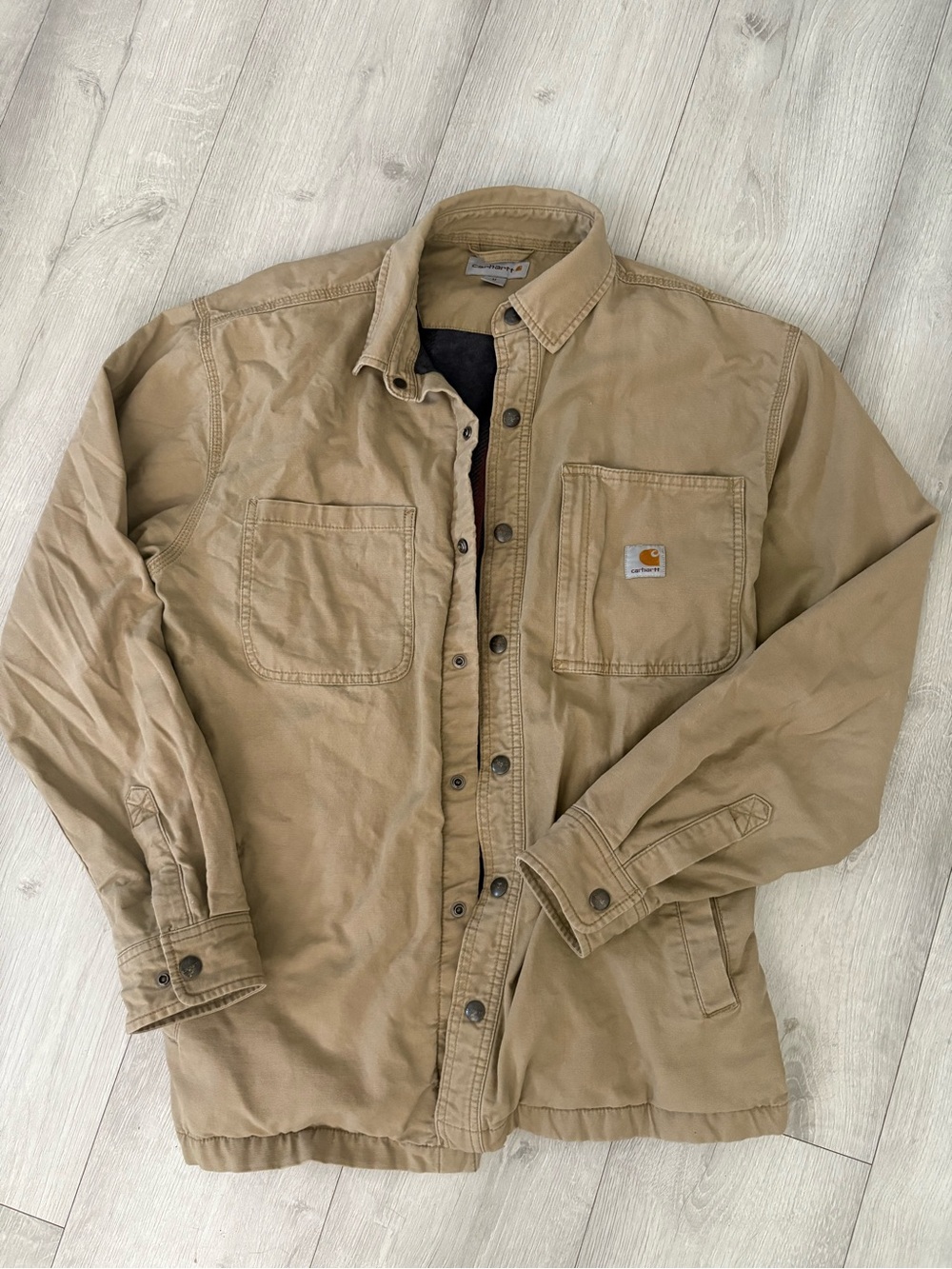 Carhartt Men's Canvas Field Jacket - Brown/Tan